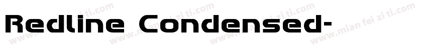 Redline Condensed字体转换